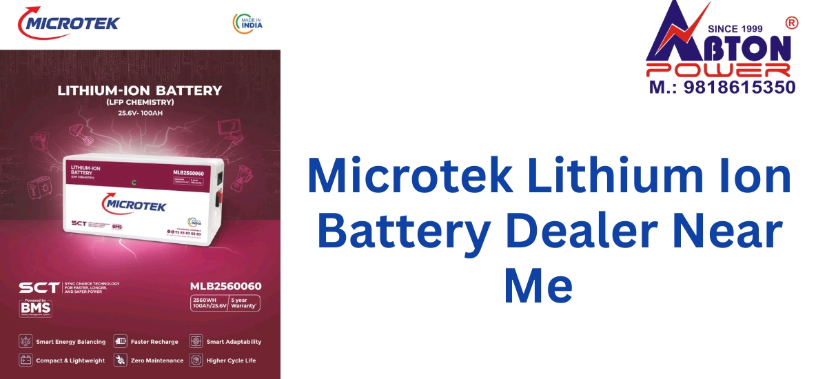 Microtek Lithium Ion Battery Dealer Near Me
